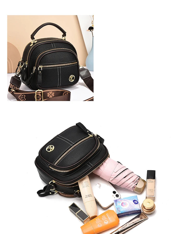 Bolsa Crossbody  (Com Vários Bolsos)