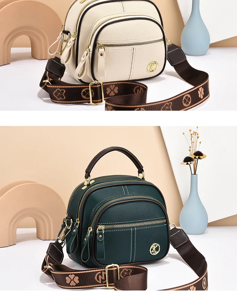 Bolsa Crossbody  (Com Vários Bolsos)