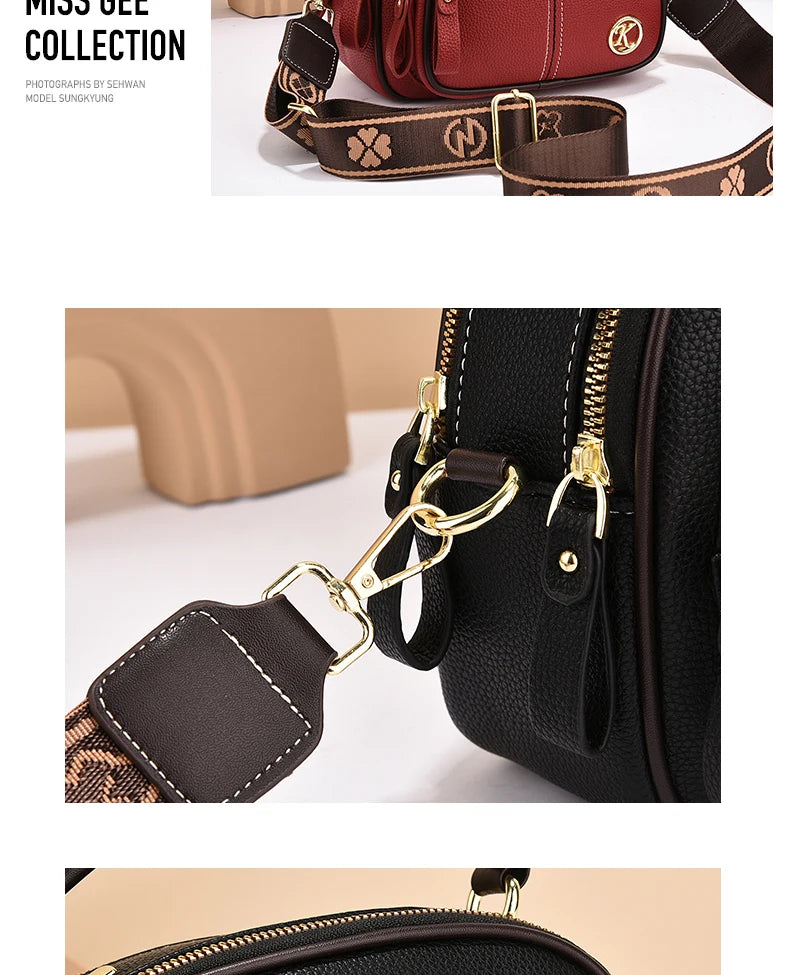 Bolsa Crossbody  (Com Vários Bolsos)