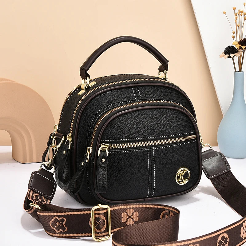 Bolsa Crossbody  (Com Vários Bolsos)