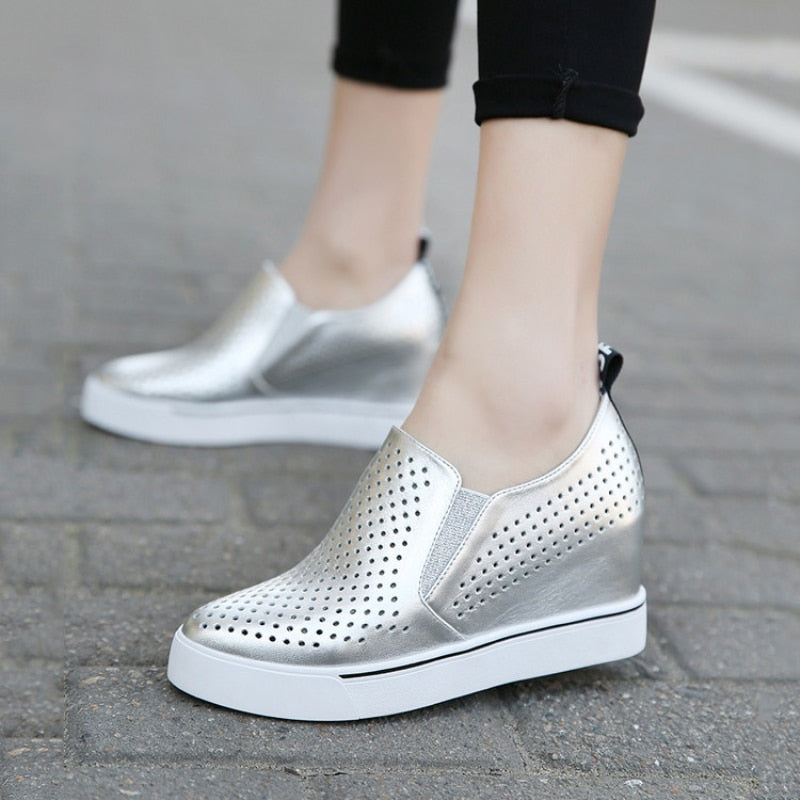 Tênis Platform Casual Mesh